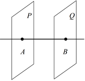 Две плоскости перпендикулярны прямой